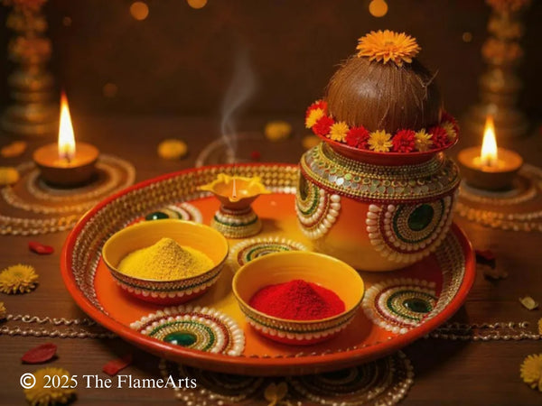 Steel Pooja Thali (Set)