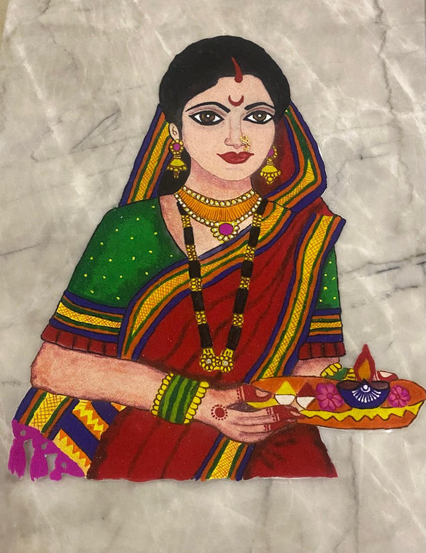 Laxmi mata rangoli