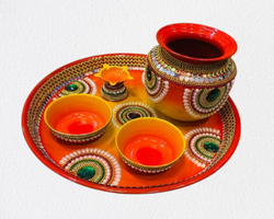 Steel Pooja Thali (Set)