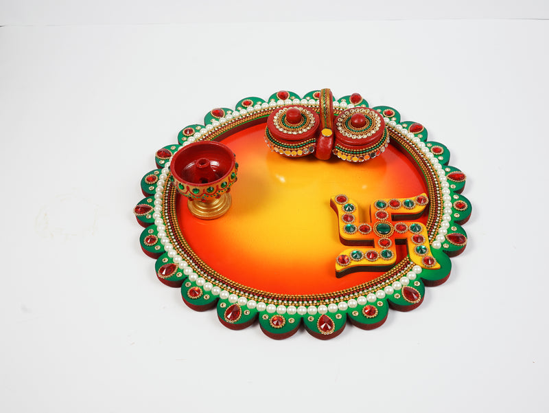 swastik Pooja Thali (Set)