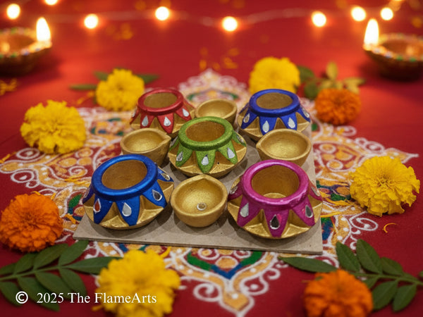 Star Matki Diya Set